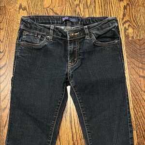 Levi's Black Denim Jeans with Contrast Stitching